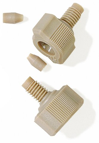 Upchurch PEEK Fingertight Fitting Fitting 10-32 (one-piece), Pkg Of 10 ...