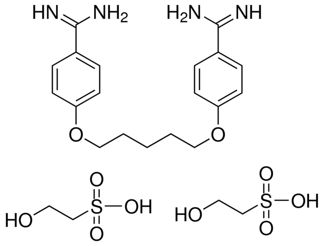 Pentamidine isethionate salt, | P0547-100MG | SIGMA-ALDRICH | SLS