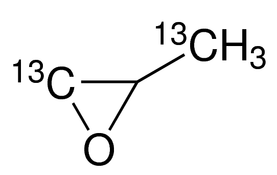 Propylene oxide-1,3-13C2 99 atom % 13C, 98% (CP), contains hydroquinone ...