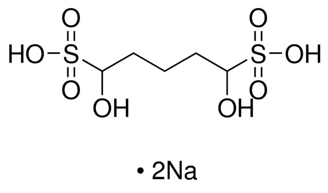 Glutaraldehyde sodium bisulfite addition compound | 7420-89-5 | Sigma ...