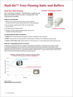 Biological Buffers brochure page 6