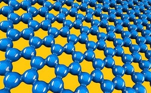 Brawing showing orderly matrix of graphene oxide