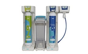 Combined Milli-Q SQ 240CV system configuration with both RO water production and ultrapure water preset volume dispensing