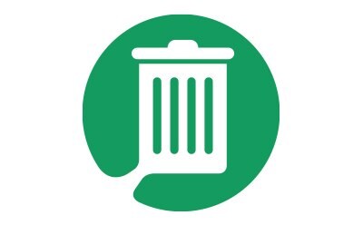 Garbage can icon