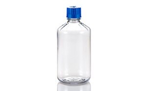 TriForest Autoclavable Polycarbonate Boston Round Media Bottle, 1000 ml