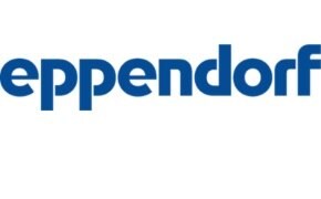 A simple blue text logo with the word "Eppendorf" in lowercase letters.