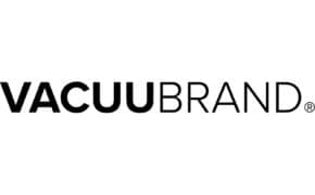 A black text logo with the word "VACUUBRAND" in uppercase letters.