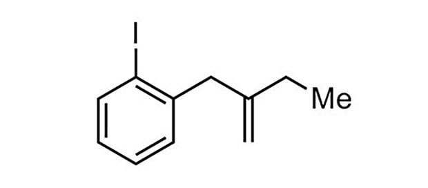 1-Iodo-2-(2-methylenebutyl)benzene molecule