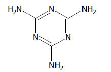 A chemical structure diagram of purine, showing a fused double-ring system with nitrogen (N) and amino (NH₂) groups attached at various positions.