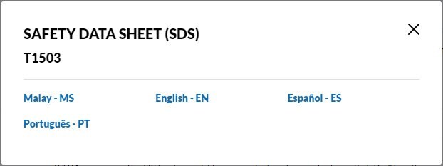 SDS pick a language