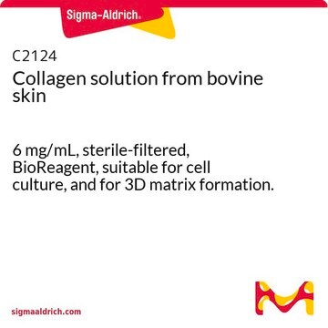 Collagène solution from bovine skin Type I, 6&#160;mg/mL, sterile-filtered, BioReagent, and for 3D matrix formation., suitable for cell culture