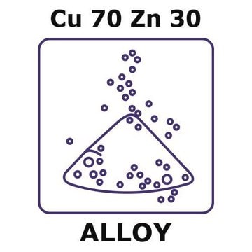 Brass powder, Cu 70%/Zn 30%, max. particle size 100 micron, 1_kg, condition atomized