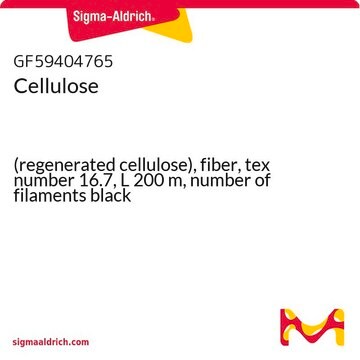 Cellulose (regenerated cellulose), fiber, tex number 16.7, L 200&#160;m, number of filaments black