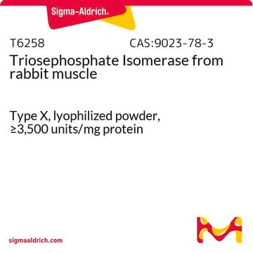 トリオースリン酸イソメラーゼ ウサギ筋肉由来 Type X, lyophilized powder, &#8805;3,500&#160;units/mg protein