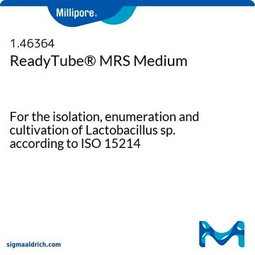 ReadyTube&#174; MRS Medium For the isolation, enumeration and cultivation of Lactobacillus sp. according to ISO 15214