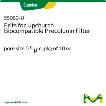 Frittés pour filtre de précolonne biocompatible Upchurch pore size 0.5&#160;&#956;m, pkg of 10&#160;ea