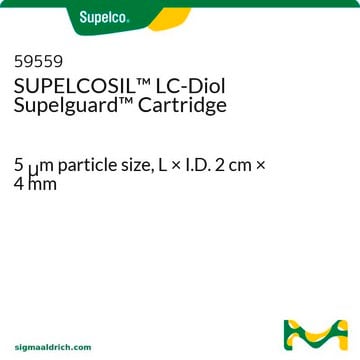 Cartucho SUPELCOSIL&#8482; LC-Diol Supelguard 5&#160;&#956;m particle size, L × I.D. 2&#160;cm × 4&#160;mm