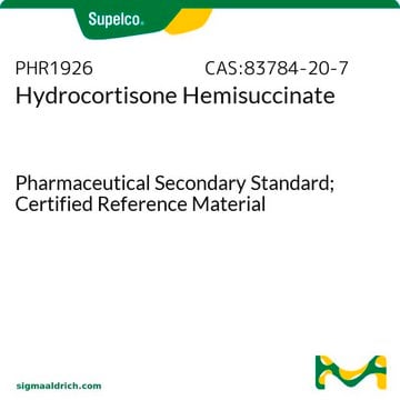 Idrocortisone 21-emisuccinato Pharmaceutical Secondary Standard; Certified Reference Material