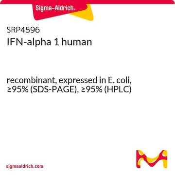 IFN-&#945;1 ヒト recombinant, expressed in E. coli, &#8805;95% (SDS-PAGE), &#8805;95% (HPLC)