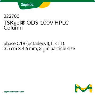 TSKgel&#174; ODS-100V HPLC Column phase C18 (octadecyl), L × I.D. 3.5&#160;cm × 4.6&#160;mm, 3&#160;&#956;m particle size