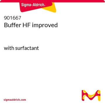 Buffer HF improved with surfactant