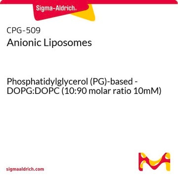 Anionic Liposomes Phosphatidylglycerol (PG)-based - DOPG:DOPC (10:90 molar ratio 10mM)