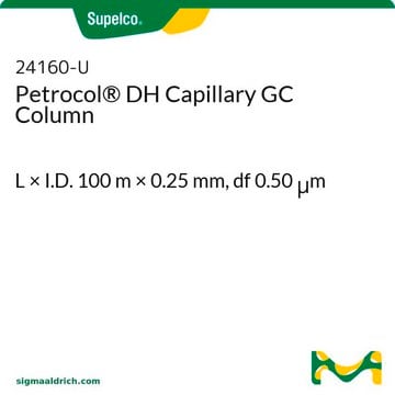 Columna capilar para GC Petrocol&#174; DH L × I.D. 100&#160;m × 0.25&#160;mm, df 0.50&#160;&#956;m