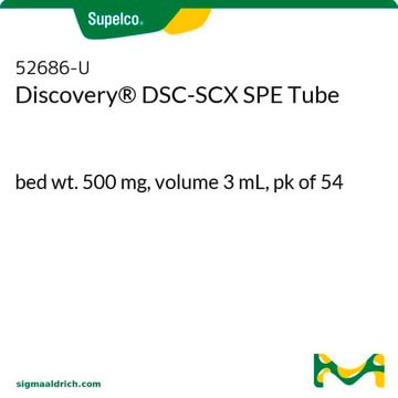 Discovery&#174; DSC-SCX SPE-Röhrchen bed wt. 500&#160;mg, volume 3&#160;mL, pk of 54