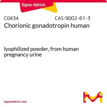 Chorionic gonadotropin human lyophilized powder, from human pregnancy urine