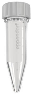 Eppendorf&#174; DNA LoBind tubes capacity 5&#160;mL, cap (screw cap), PCR clean, case of 200&#160;ea (2 bags of 100 Tubes each)