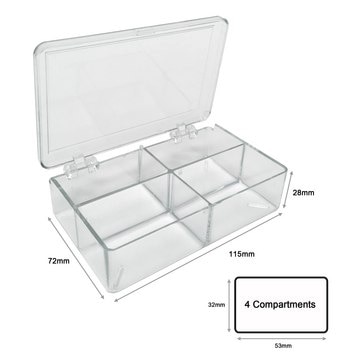 MTC&#8482; Bio MultiBox&#8482; for Western Blotting 4 compartments, L × W × D 32&#160;mm (11/4&#160;in.) × 52&#160;mm (2 5/16&#160;in.) × 28&#160;mm (1 1/8&#160;in.), for various gels