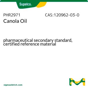 Canola Oil pharmaceutical secondary standard, certified reference material