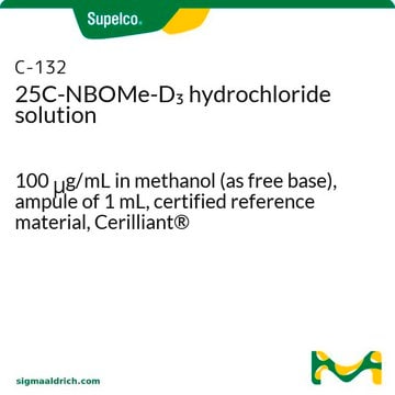 25C-NBOMe-D3 hydrochloride solution 100&#160;&#956;g/mL in methanol (as free base), ampule of 1&#160;mL, certified reference material, Cerilliant&#174;