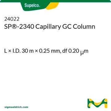 SP&#174;-2340 Capillary GC Column L × I.D. 30&#160;m × 0.25&#160;mm, df 0.20&#160;&#956;m