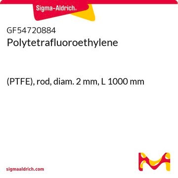 Polytetrafluoroethylene (PTFE), rod, diam. 2&#160;mm, L 1000&#160;mm