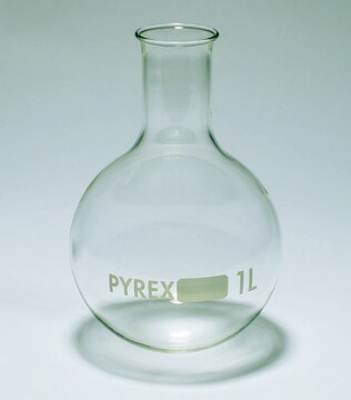 Pyrex&#174; Boiling flask, round bottom, narrow neck capacity 4,000&#160;mL