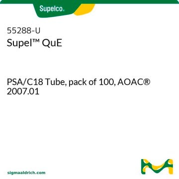 Supel&#8482;&nbsp;QuE PSA/C18 Tube, pack of 100, AOAC&#174; 2007.01