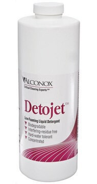 Detojet&#174; low foaming liquid detergent pkg of 947&#160;mL in 1EA