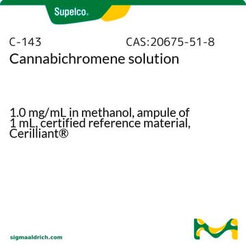 Cannabichromene solution 1.0&#160;mg/mL in methanol, ampule of 1&#160;mL, certified reference material, Cerilliant&#174;