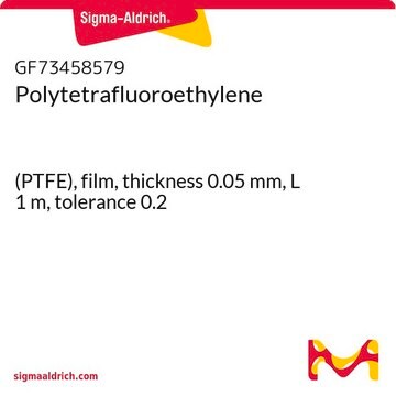 Polytetrafluoroethylene (PTFE), film, thickness 0.05&#160;mm, L 1&#160;m, tolerance 0.2