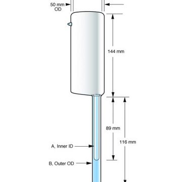 Wilmad&#174; 150 ml Suprasil&#174; Large Volume Liquid Nitrogen Dewar offset for Bruker&#174;, pack of 1&#160;ea