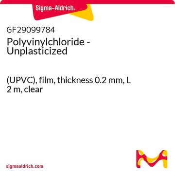 Polyvinylchloride - Unplasticized (UPVC), film, thickness 0.2&#160;mm, L 2&#160;m, clear