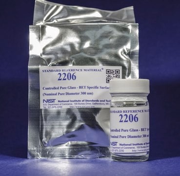 Controlled pore glass - BET specific surface area NIST&#174; SRM&#174; 2206, nominal pore diameter 300 nm