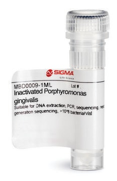 Inactivated Porphyromonas gingivalis Suitable for DNA extraction, PCR, sequencing, next generation sequencing, &gt;10^8 bacteria/vial