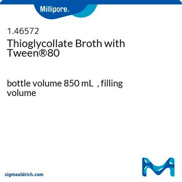 Thioglycollate Broth with Tween&#174;80 bottle volume 850&#160;mL , filling volume