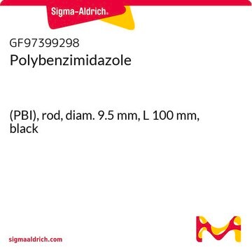 Polybenzimidazole (PBI), rod, diam. 9.5&#160;mm, L 100&#160;mm, black