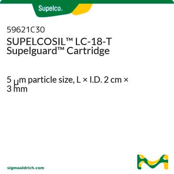 Cartucho SUPELCOSIL&#8482; LC-18-T Supelguard 5&#160;&#956;m particle size, L × I.D. 2&#160;cm × 3&#160;mm