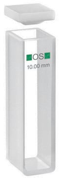 Hellma&#174; absorption cuvettes, standard cells, Macro Special Optical Glass, spectral range 320-2,500 nm, pathlength 10&#160;mm, chamber volume 3,500&#160;&#956;L