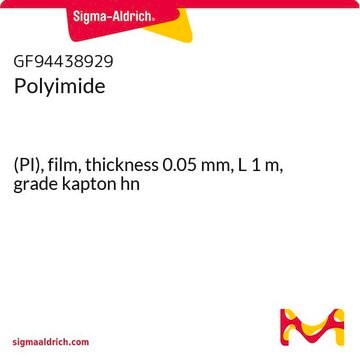 Polyimide (PI), film, thickness 0.05&#160;mm, L 1&#160;m, grade kapton hn