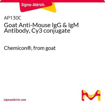 Anti-Maus-IgG- &amp; -IgM-Antikörper der Ziege, Cy3-Konjugat Chemicon&#174;, from goat